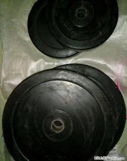 自用20KG杠铃片全胶片 - 桂林28生活网 www.28life.com