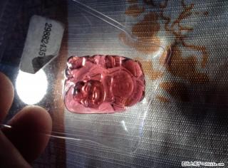 底价转让两个玻璃体的红色碧玺佛公 - 桂林28生活网 www.28life.com