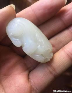 新到的和田玉籽料貔貅，苏工，白度好，无杂裂。 - 桂林28生活网 www.28life.com