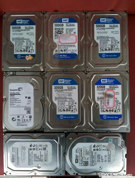 便宜甩几块公司不用了的WD西数硬盘 500G 320G 160G 80G - 电脑整机 - 电脑网络 - 桂林分类信息 - 桂林28生活网 www.28life.com