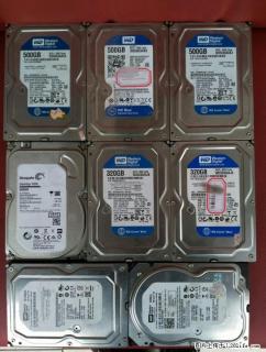 便宜甩几块公司不用了的WD西数硬盘 500G 320G 160G 80G - 桂林28生活网 www.28life.com