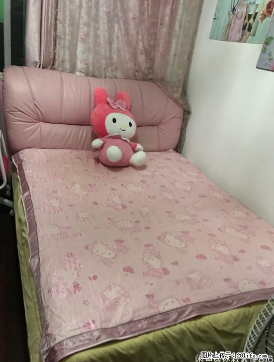 转二手皮床配床垫1米52米 - 各类家具 - 居家生活 - 桂林分类信息 - 桂林28生活网 www.28life.com