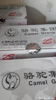 全新正品骆驼免维护汽车电瓶6-QWLZ-45(2S)/包安装 - 桂林28生活网 www.28life.com