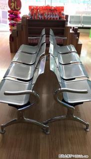 大学生创业，便宜出售一张加厚不锈钢4人位长椅，原价450，现260 - 桂林28生活网 www.28life.com