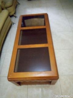 实木+玻璃茶几，100元。 - 桂林28生活网 www.28life.com