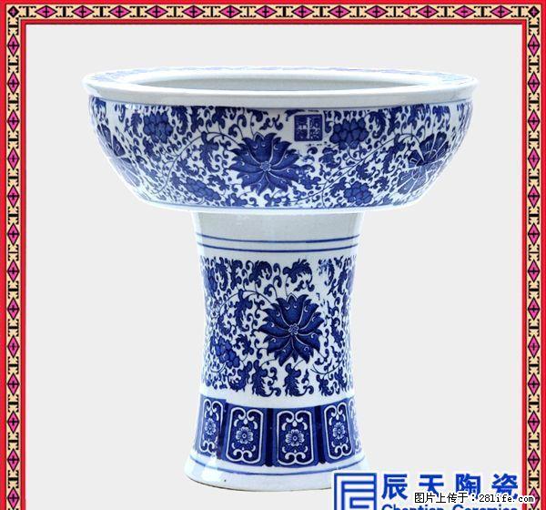 陶瓷鱼缸青花立柱式水浅景德镇特大号养金鱼乌龟缸创意喷泉 - 其它 - 古玩收藏 - 桂林分类信息 - 桂林28生活网 www.28life.com
