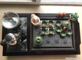 出售全新乌金石茶盘-冰裂茶具 - 桂林28生活网 www.28life.com