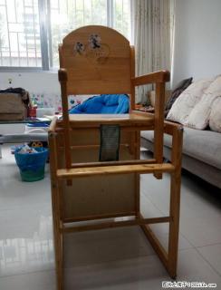 多功能儿童餐椅，松木，不发霉，可以当写字桌，有很多这组合方式 - 桂林28生活网 www.28life.com