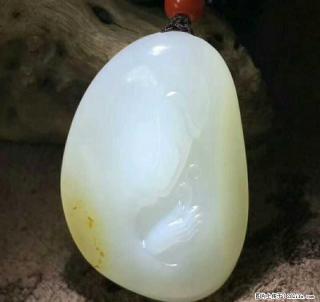 一级白新疆和田玉籽料作品观音 - 桂林28生活网 www.28life.com