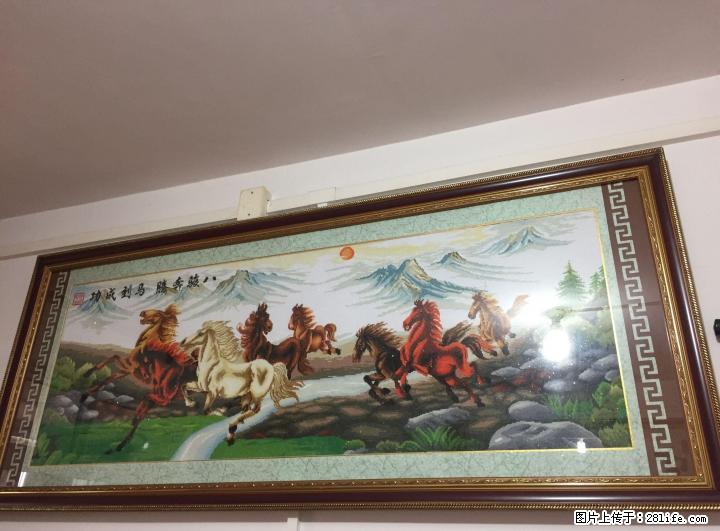 出售自绣十字绣马到成功八骏万腾 - 其它 - 古玩收藏 - 桂林分类信息 - 桂林28生活网 www.28life.com