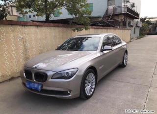 刚到2012宝马740Li 稀有香槟金色 棕内饰 - 桂林28生活网 www.28life.com