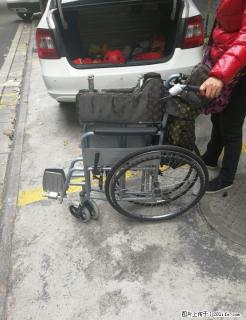 转让闲置九成新折叠轮椅 - 桂林28生活网 www.28life.com