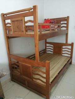 低价转让实木双层床一套 - 桂林28生活网 www.28life.com