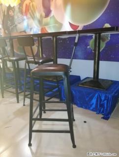出售星巴克铁艺吧台凳，有靠背 - 桂林28生活网 www.28life.com