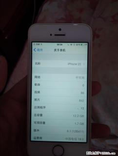 9成新三网通用苹果5S。换机来用 - 桂林28生活网 www.28life.com
