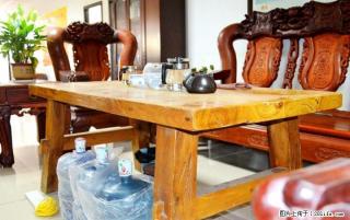 【原木-老樟木大方桌】可做茶几、会议桌、洽谈桌、书画桌；匠心工艺，清静雅致 - 桂林28生活网 www.28life.com