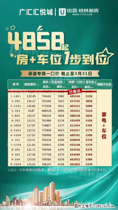 临桂红盘『广汇汇悦城』，4858起 送车位 - 房屋出售 - 房屋租售 - 桂林分类信息 - 桂林28生活网 www.28life.com