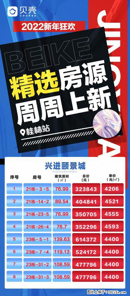 【兴进·颐景城】新年买房，一步到位，4206元/㎡起＋①万送车位，首付3.6万起，抢江景美宅 - 房屋出售 - 房屋租售 - 桂林分类信息 - 桂林28生活网 www.28life.com