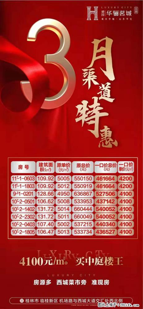 【碧园·华骊茗城】 3月大礼,渠道专享!特惠一口价4100元/㎡起!房源多!楼层多!可选多! - 新手上路 - 桂林生活社区 - 桂林28生活网 www.28life.com