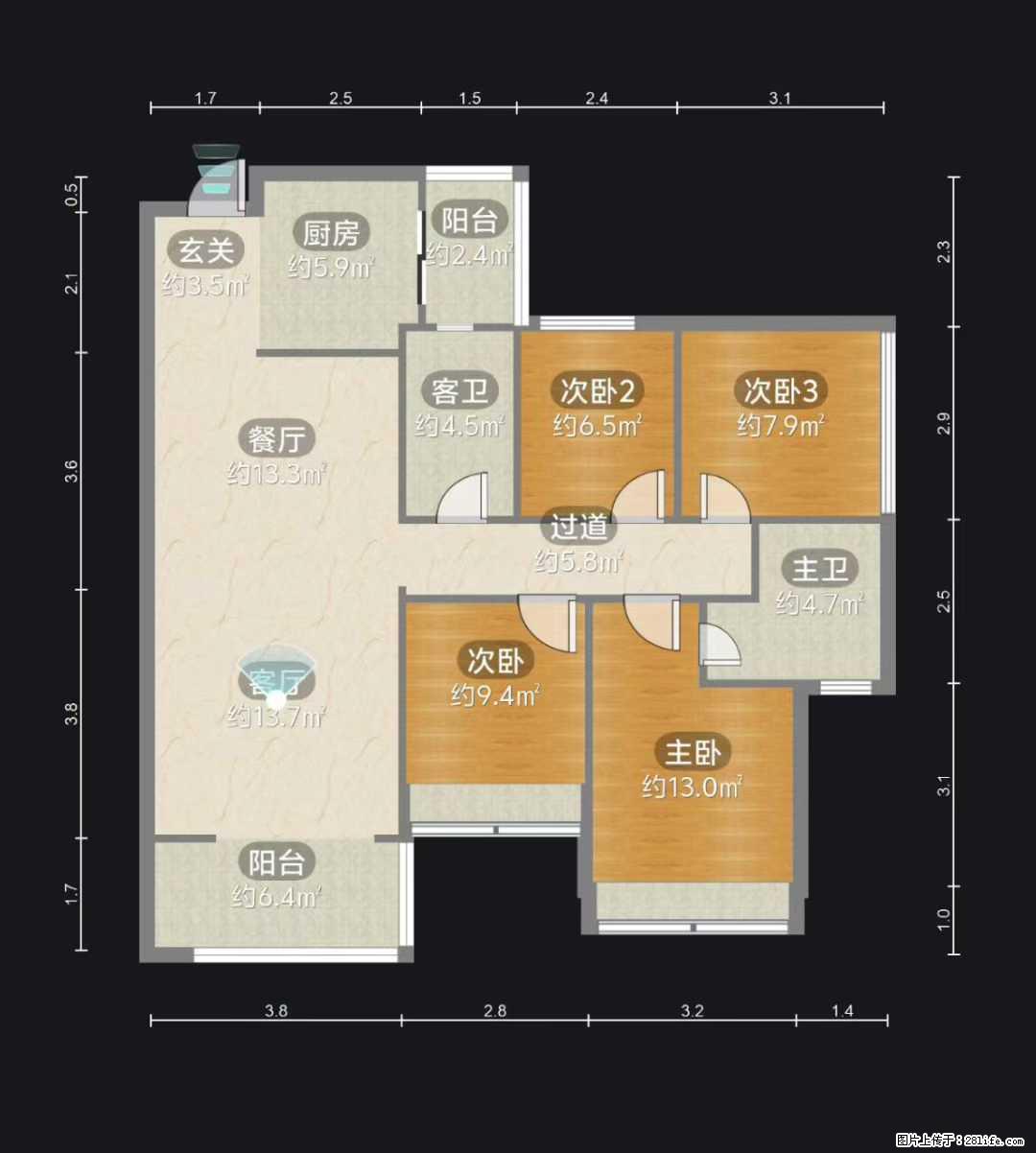 新出【彰泰学府】目前小区性价比最高的一套四房，面积124平+赠送15平，价格55万，带车位 - 房屋出售 - 房屋租售 - 桂林分类信息 - 桂林28生活网 www.28life.com