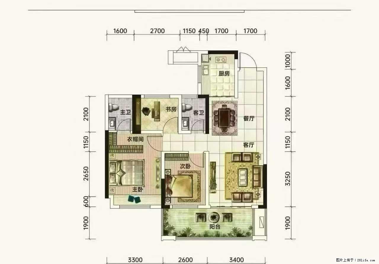 【西宸源著】三房两厅两卫，88平，视野开阔，采光极佳，大阳台，黄金20楼，售价：28.5万 - 房屋出售 - 房屋租售 - 桂林分类信息 - 桂林28生活网 www.28life.com
