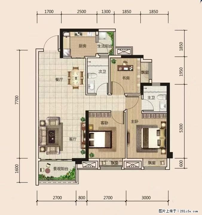 【联发乾景御府】3房2厅2卫，89平，小区中间位置，安静舒适看小区园林，业主诚心卖，看上价格还可以谈 - 家居生活 - 桂林生活社区 - 桂林28生活网 www.28life.com