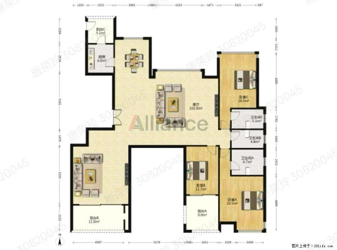 【麓湖·空中墅】13楼，房产证，209平，捡漏价：72万 - 房屋出售 - 房屋租售 - 桂林分类信息 - 桂林28生活网 www.28life.com