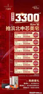 【大龙城】 建面单价3300元/㎡起，成交送车位 送电动车 抽家电，住城北品质实景准现房