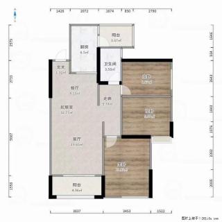 【兴汇城】3房2厅1卫，建面 98㎡+13㎡，送车位，满五唯一，证齐无贷款，39.5万，随时过户