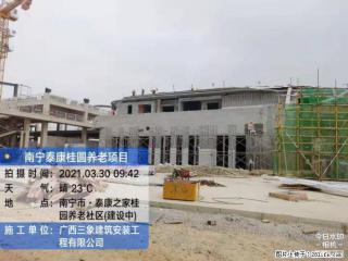 【广西三象建筑安装工程有限公司】南宁泰康桂圆养老项目，外墙装饰