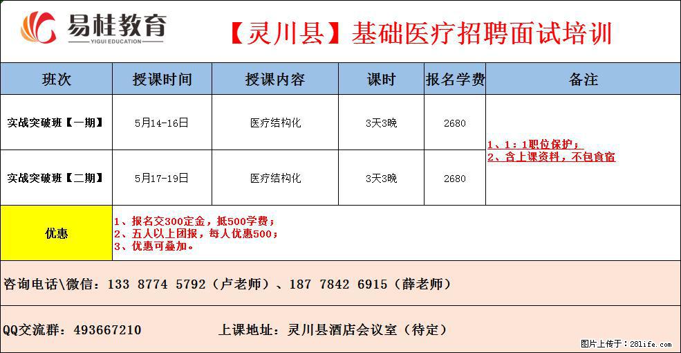 桂林灵川医疗面试培训班火热招生中 - 其他广告 - 广告专区 - 桂林分类信息 - 桂林28生活网 www.28life.com