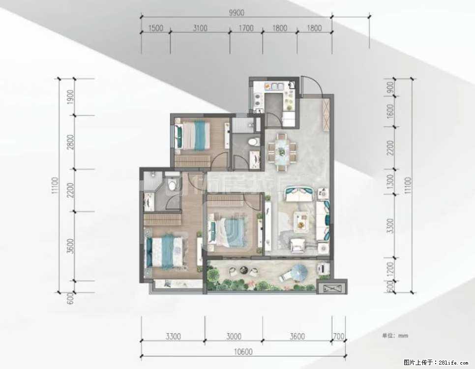 【彰泰金科·博翠漓江】电梯好楼层，三房二厅二卫，建面92平，送一个地下室停车位，售价65.8万 - 家居生活 - 桂林生活社区 - 桂林28生活网 www.28life.com