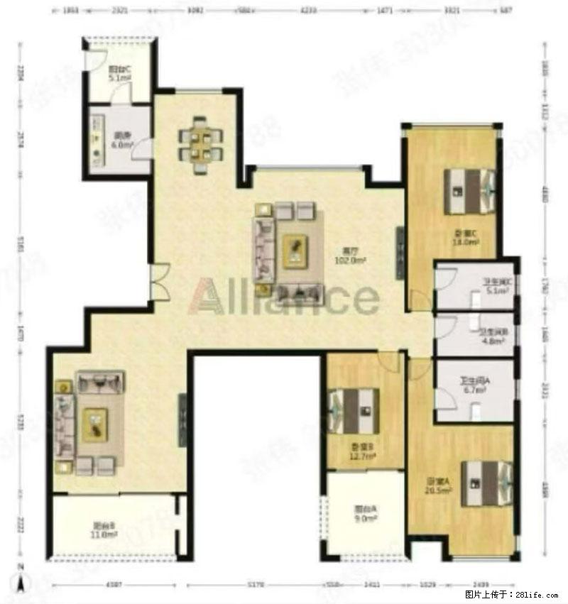 【麓湖国际 · 空中墅】，13楼，一线湖景，209平，毛坯，仅售 69.8万 - 房屋出售 - 房屋租售 - 桂林分类信息 - 桂林28生活网 www.28life.com