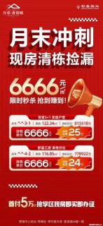 现房清栋捡漏【万卓·香语城】月末冲刺6666元/㎡，学区现房即买即办证